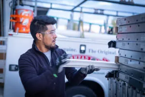 Garage door installer technician